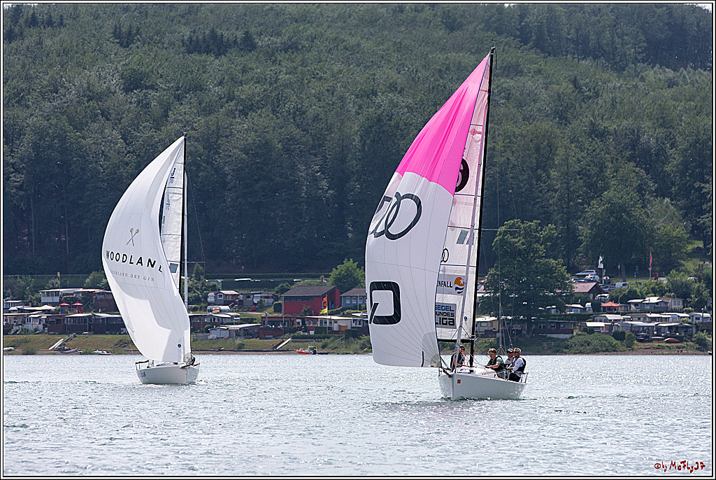 J70 - WOODLAND, 12.06.2021 Segelboot; Segeln; Woodland; Spinnaker; J70; Sorpesee; Sauerland